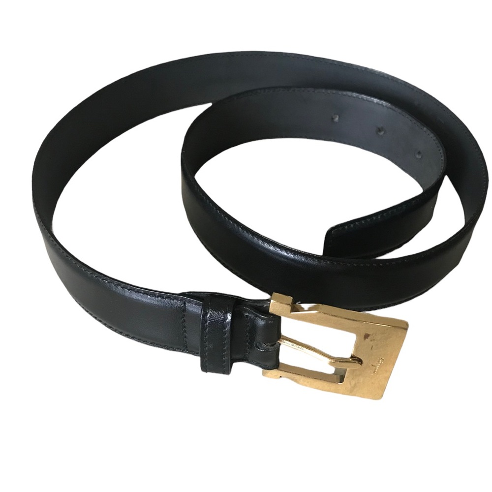 Salvatore Ferragamo Adjustable Leather Belt